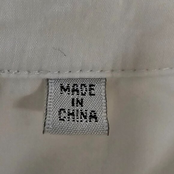 Repeat The Blouse Off White Pintuck Tunic Blouse Cottagecore Prairie Boho XL - Picture 10 of 11